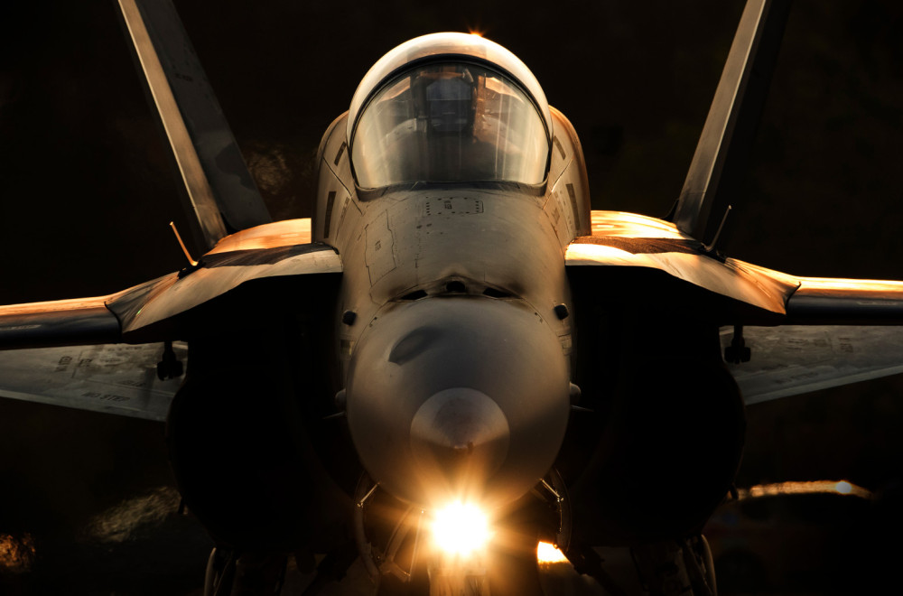 'Super Hornet' took off: Americans opened fire again