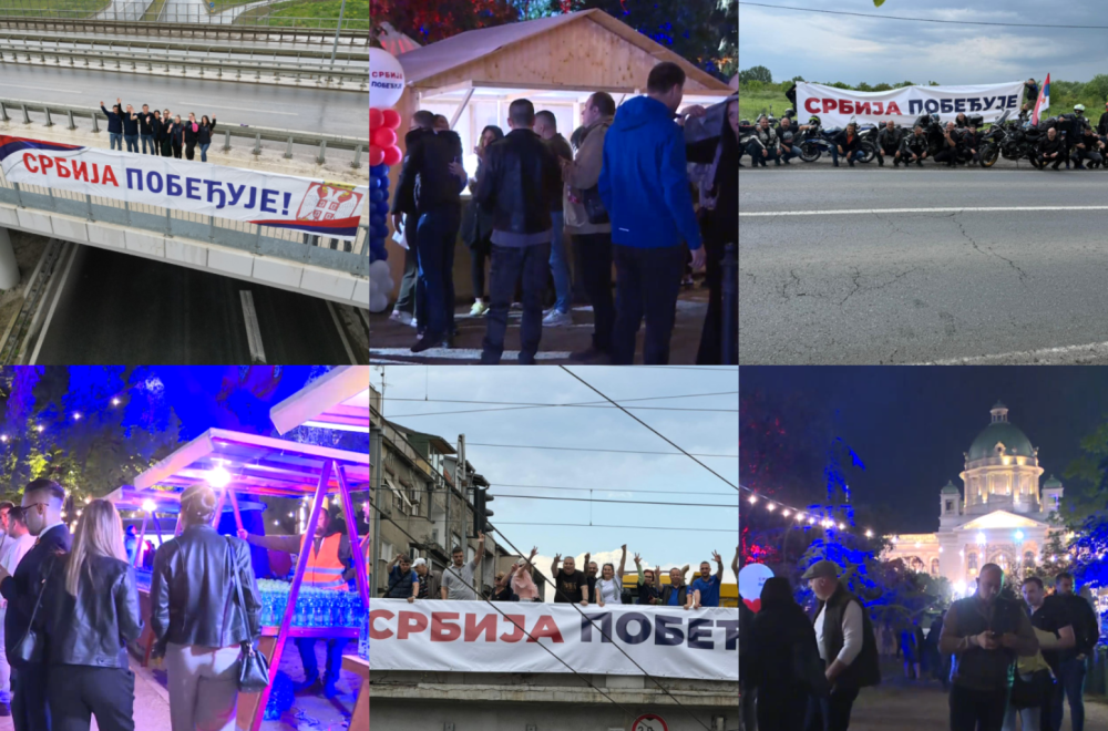 Građanima je dosta podela; Evo kako je Srbija juče izgledala; Širom Beograda osvanulo – "Srbija pobeđuje" FOTO