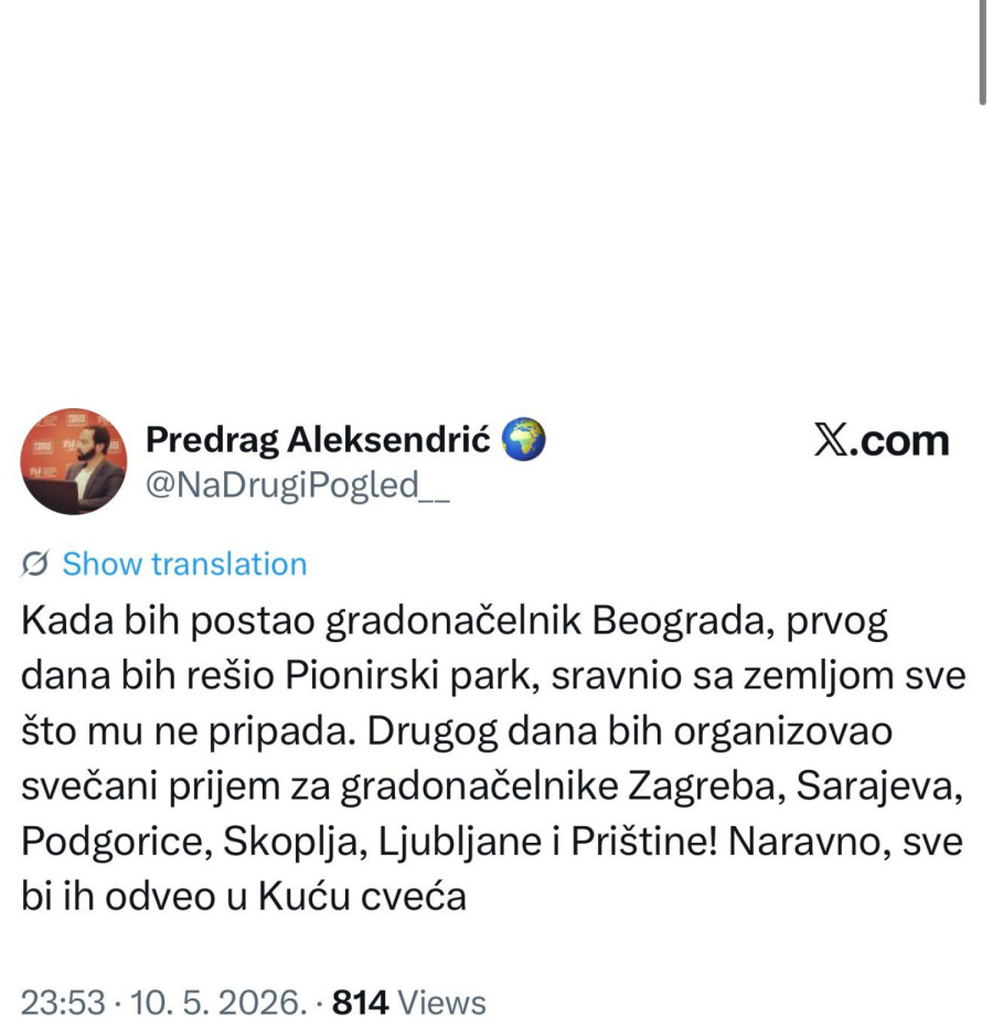 Blokaderi konačno izneli svoj program; Prvo nasilje, pa klanjanje Hrvatima i Albancima FOTO