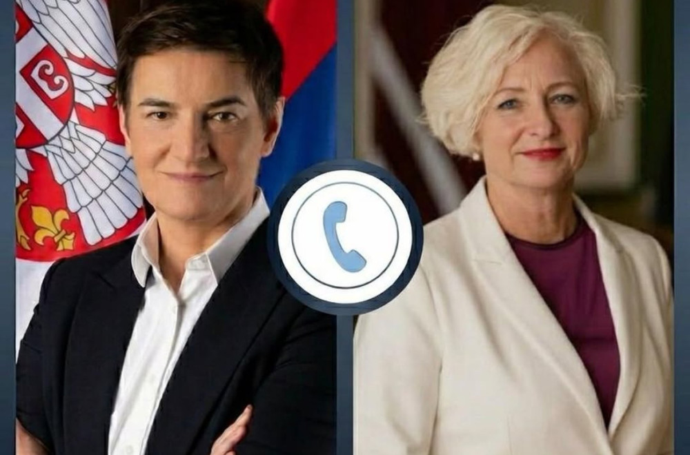 Brnabić sa predsednicom parlamenta Letonije: "Otvaranjem ambasade počinje novo poglavlje odnosa" FOTO