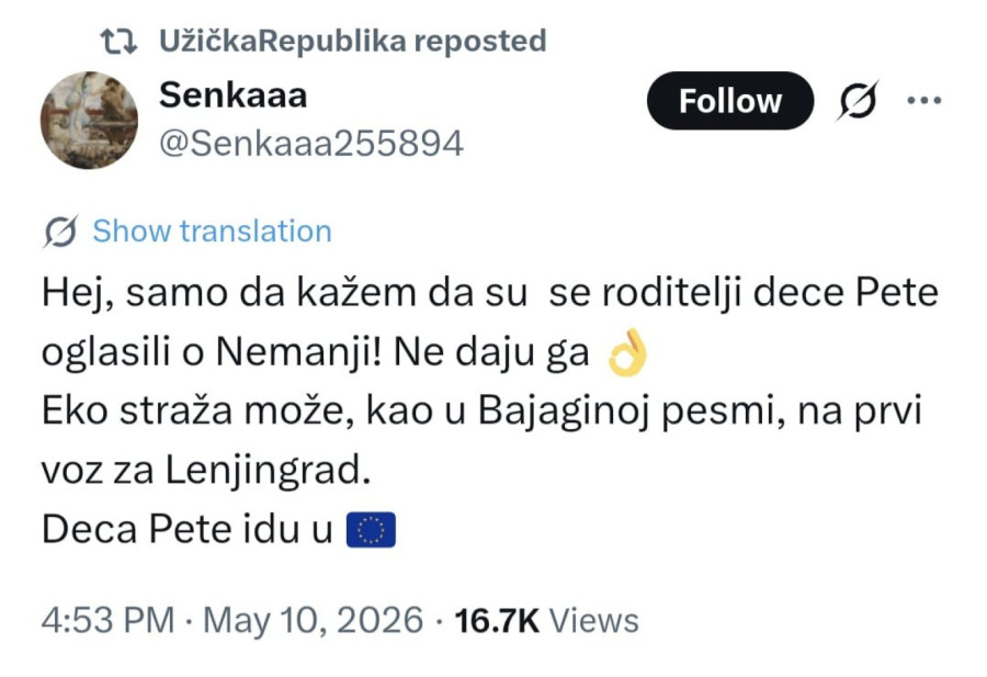Nastavlja se sukob među blokaderima; Svađaju se oko čoveka koji je poznat po skandalu sa usisivačem