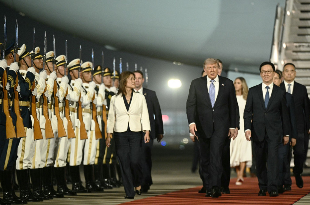 Trump has arrived VIDEO