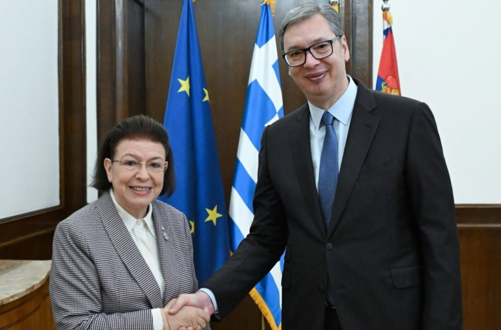 Vučić sa ministarkom kulture Grčke: "Razgovor o zajedničkim projektima i očuvanju kulturne baštine" FOTO