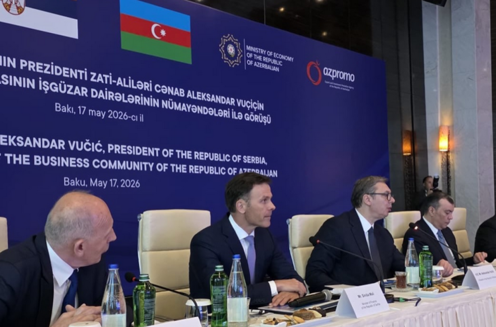 Mali u Bakuu: Predstavio sam investicione potencijale Srbije najvećim kompanijama iz Azerbejdžana