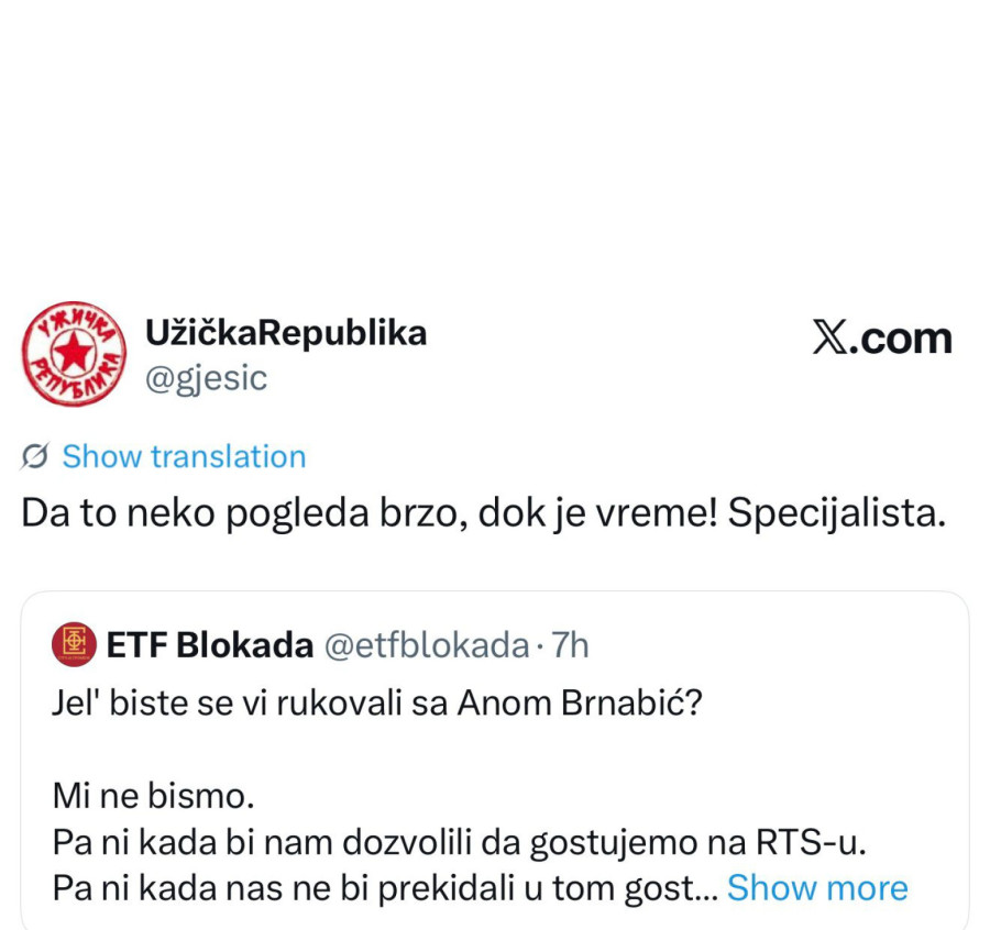 Razdor među blokaderima sve veći; Ješić poručio lažnim studentima: Vi ste za lečenje i hospitalizaciju FOTO