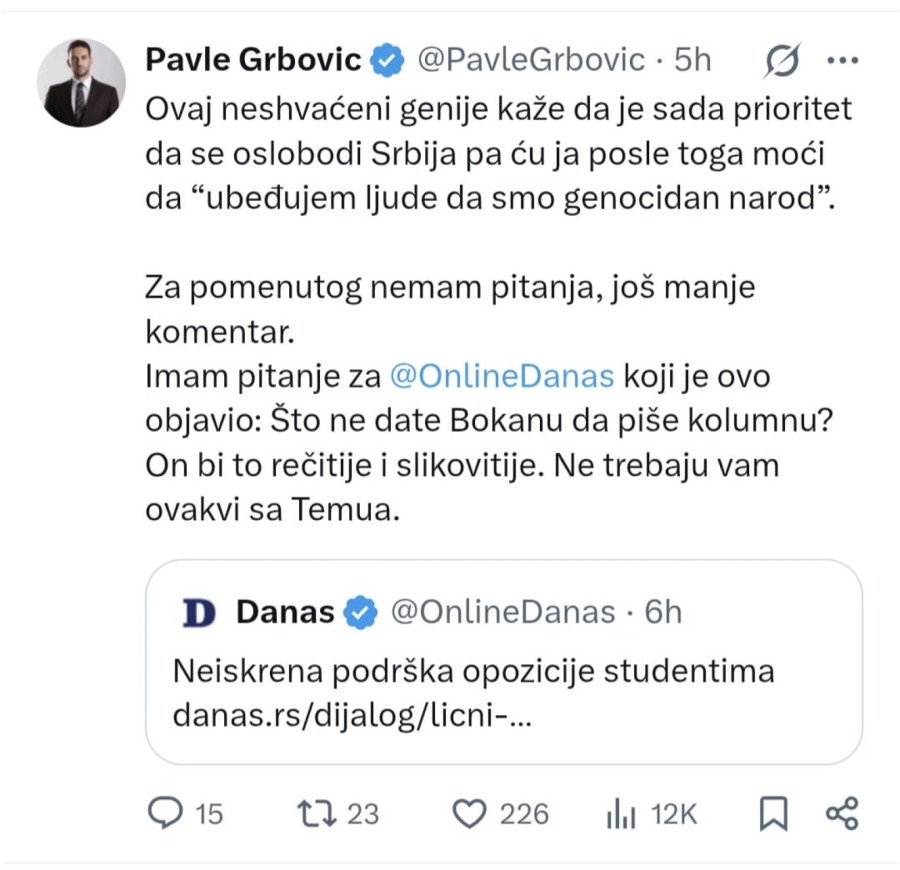 Potpuni rat: Blokaderi zaratili i sa medijima koji ih podržavaju FOTO