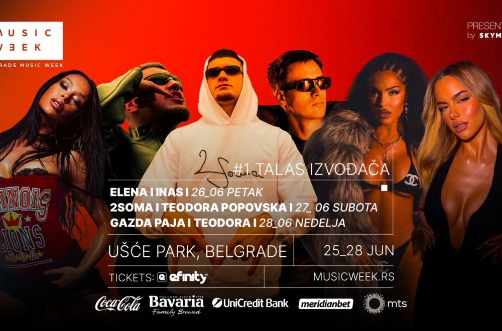 Belgrade Music Week 26 ludilo počinje: Early bird ulaznice od danas u prodaji