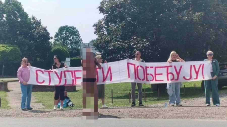 Evo ko su blokaderi u Lazarevcu: Slika koja sve govori FOTO