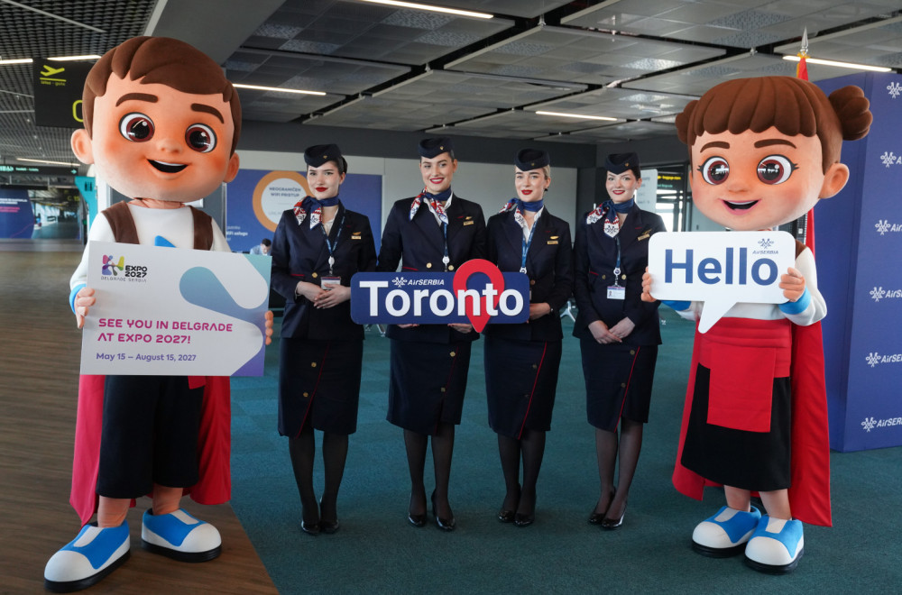 Brendirani avion kao nastavak promocije EXPO 2027 koja će okupiti svet u Srbiji FOTO