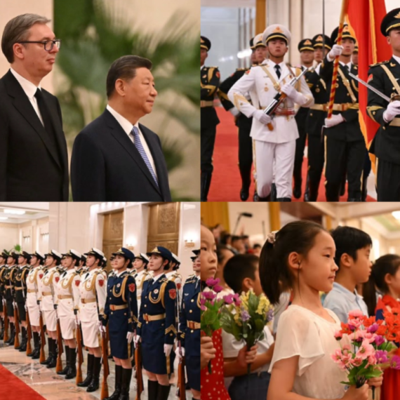 Veličanstven doček Vučića u Pekingu; Velika čast i potvrda čeličnog prijateljstva Srbije i Kine FOTO