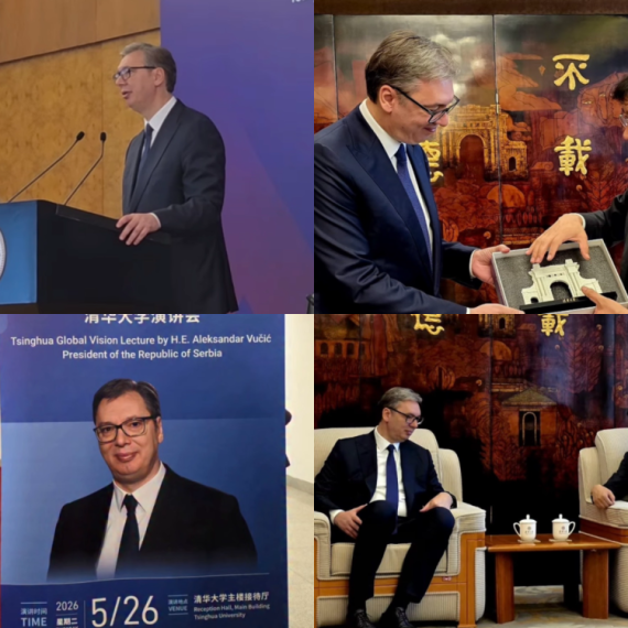 Vučić u Kini: Treći dan istorijske posete; Predsednik Srbije održao predavanje na Univerzitetu u Pekingu VIDEO