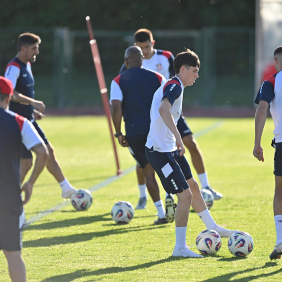 Prvi trening "orlova" pred duele sa učesnicima Mundijala FOTO