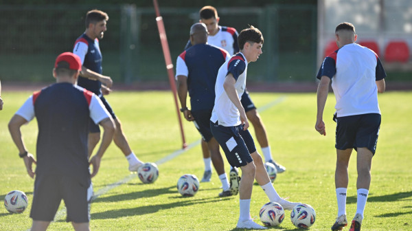 Prvi trening "orlova" pred duele sa učesnicima Mundijala FOTO