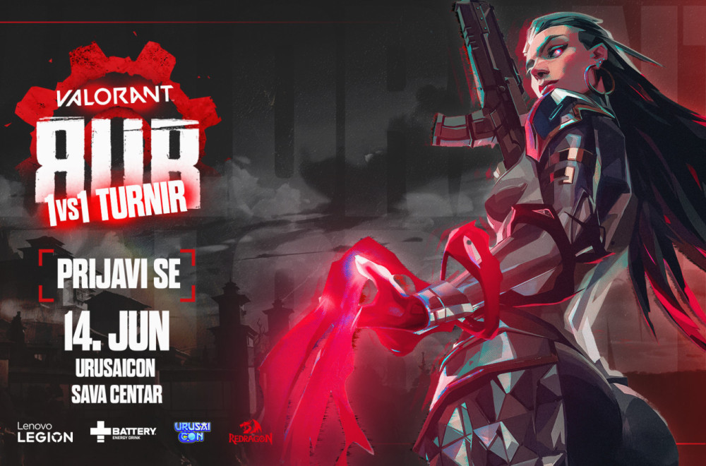 Prijavi se za VALORANT 1v1 turnir na Urusai Conu – 14.06!