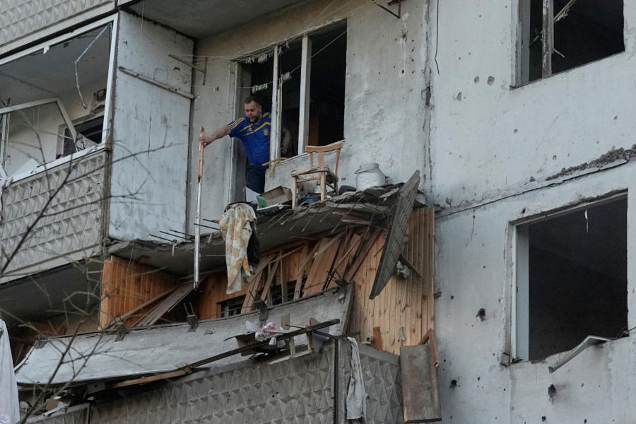 Massive attack on Kyiv: The city is in flames PHOTO/VIDEO