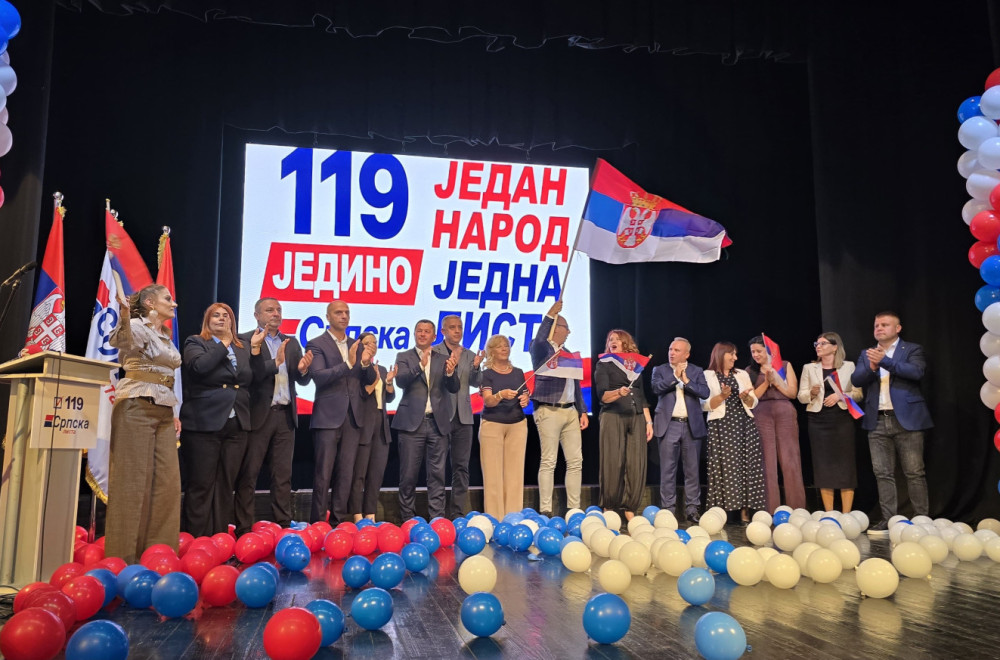 Predizborna konvencija Srpske liste u Leposaviću: "Sačuvajmo srpski narod na Kosovu" FOTO/VIDEO