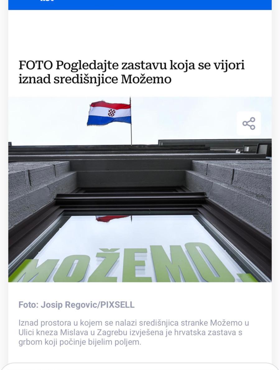 Obelodanjeno: I zeleno-levi slave ustašku državu FOTO