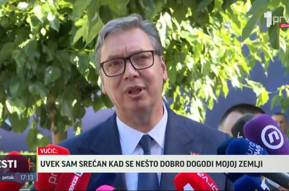 Vučić iz Tivta: "Imali smo vrlo produktivan dan"; "Razgovarao sam sa brojnim evropskim liderima"
