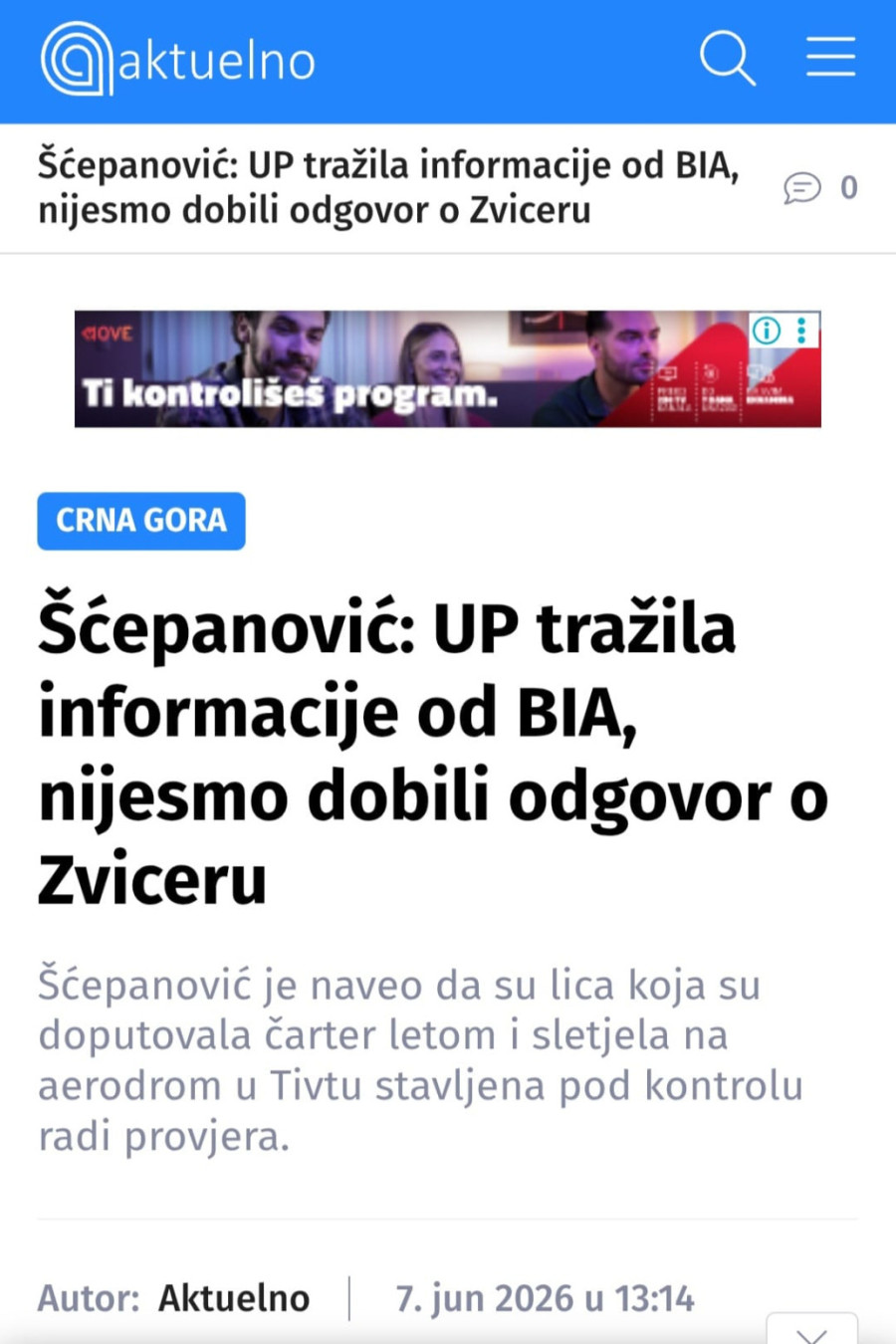 Uhvaćeni u laži; Crnogorski mediji i službe ponovo u funkciji hibridnog ratovanja protiv Srbije FOTO