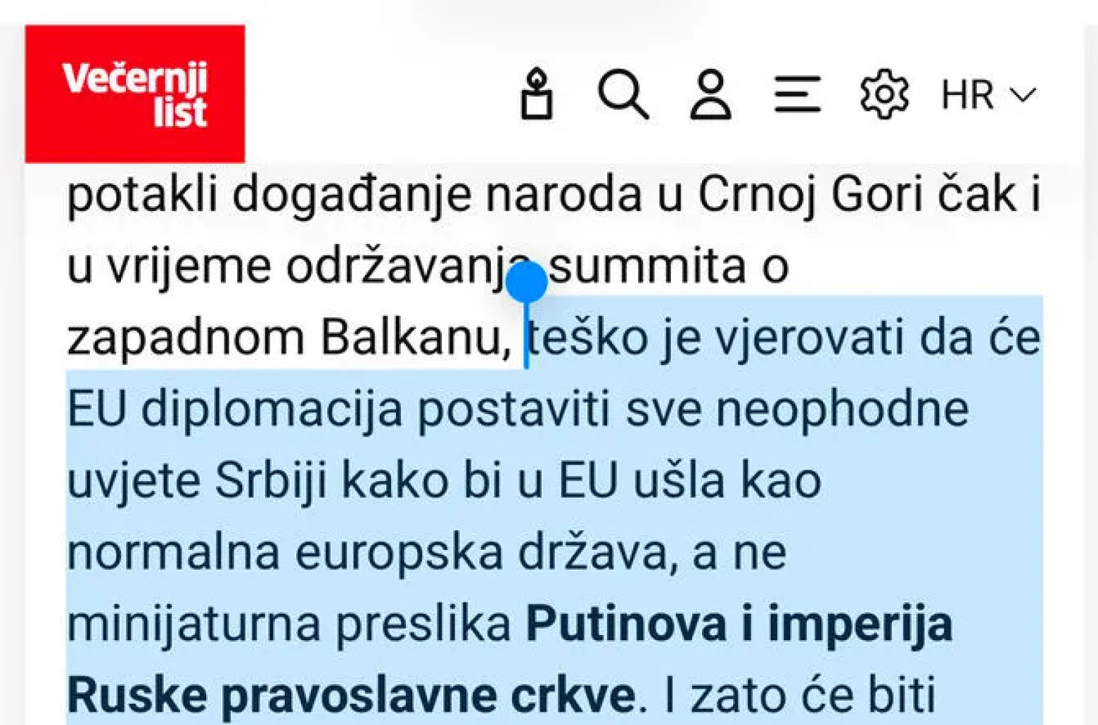 Antisrpska kampanja hrvatskih medija u punom jeku; Srbi oštro reagovali na tekst u "Večernjem listu"