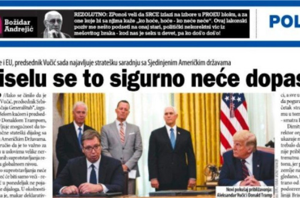 Blokaderski mediji žele da se Srbija potpuno izoluje od celog sveta; Odgovara im samo Brisel FOTO
