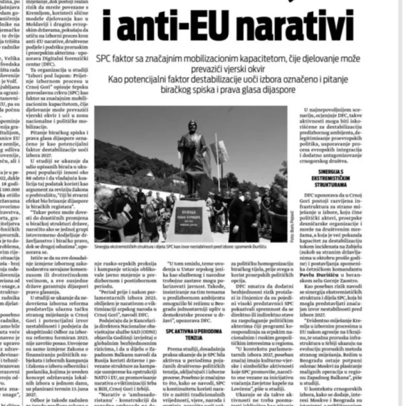 Novi udar podgoričkih "Vijesti" na pravoslavlje: SPC im nije smetala kad ih je dovela na vlast FOTO
