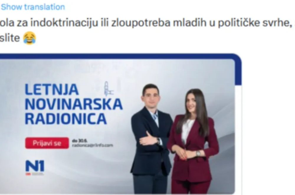Juče im je EXPO bio "zloupotreba dece", sad regrutuju mlade za svoje radionice; Licemerje blokaderskih medija