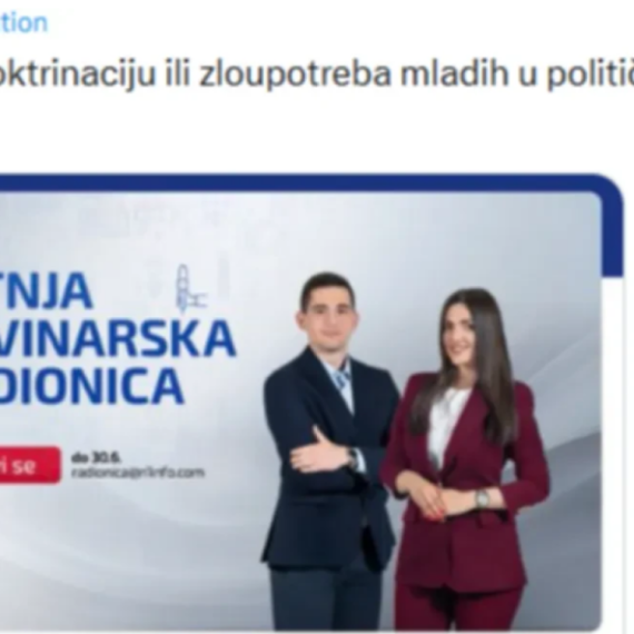 Licemerje blokaderskih medija: Juče im je EXPO bio "zloupotreba dece", sad regrutuju mlade za svoje radionice