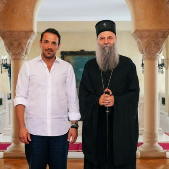 Nikos Vertis kod srpskog patrijarha: Radujem se što sam u Srbiji FOTO