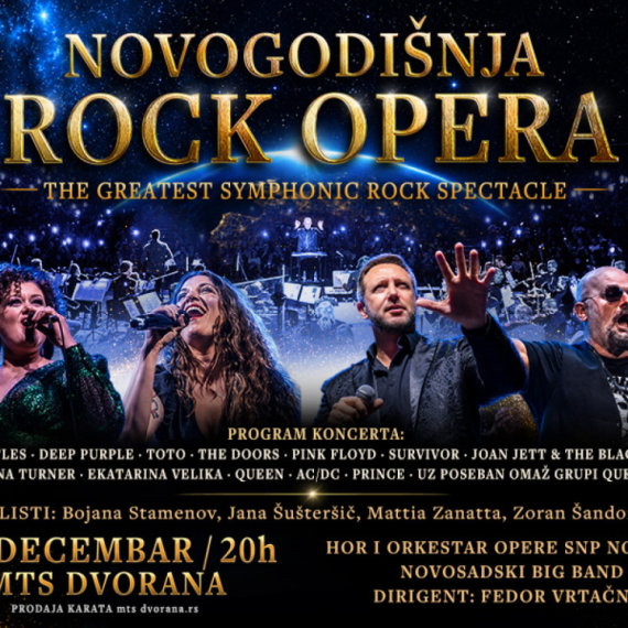 U decembru stiže muzički spektakl: Novogodišnja rock opera u MTS Dvorani