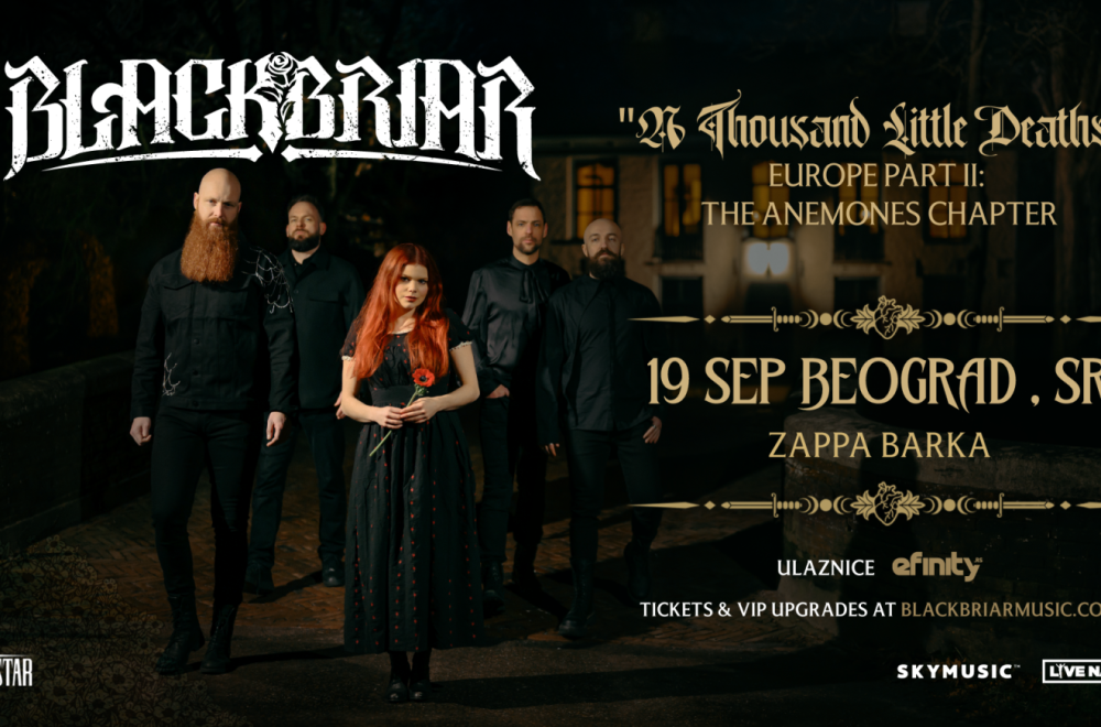 Simfonijski metal spektakl u Beogradu: Holandska senzacija Blackbriar stiže na Zappa Barku
