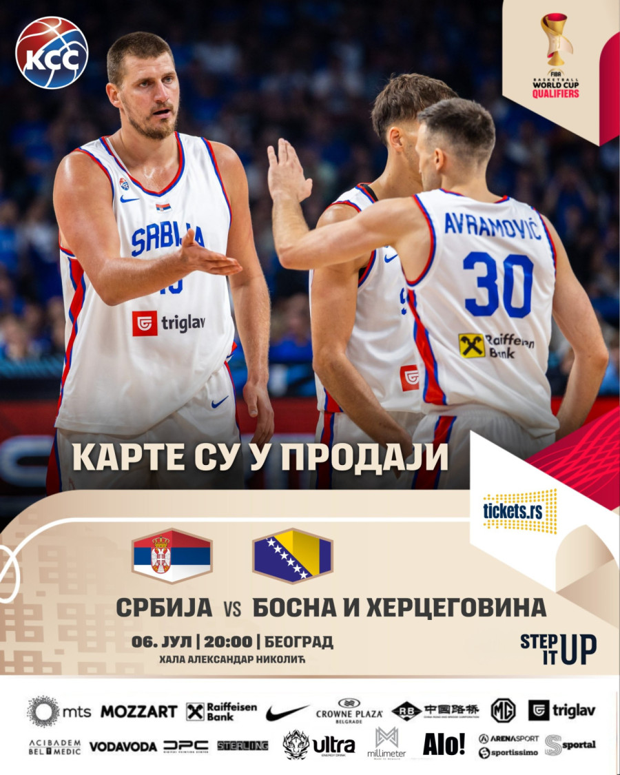 U prodaji karte za Srbija – BIH