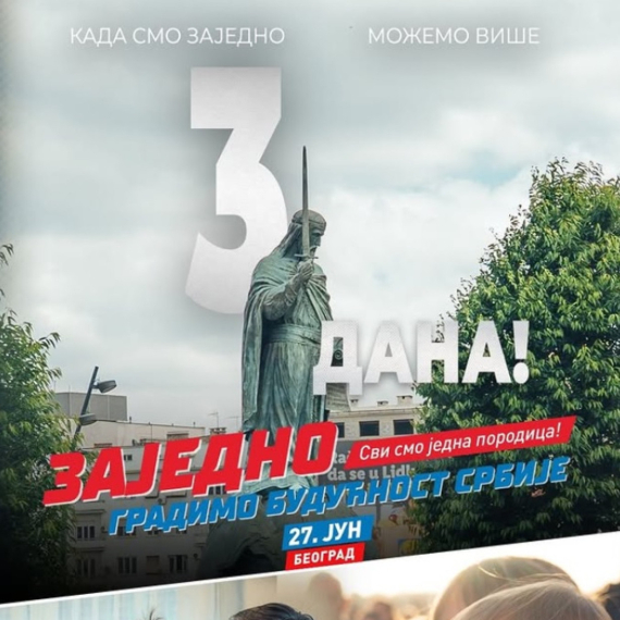 Vučić se oglasio tri dana pred veliki skup u Beogradu: "Vidimo se 27. juna u 18 časova" FOTO/VIDEO