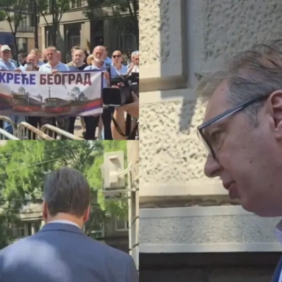 Vučić izašao pred demonstrante: "Dijalogom rešavamo probleme"; "Spremićemo odgovor u roku od sedam dana"