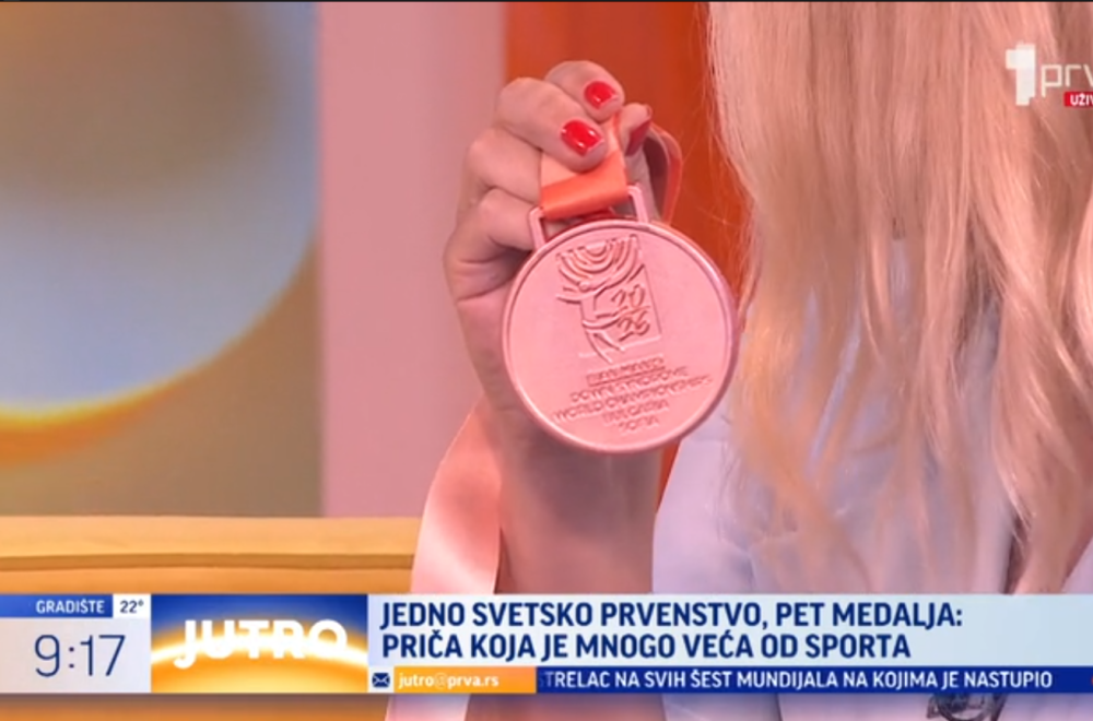 Dunja osvojila pet medalja i ganula Srbiju: Prva predstavnica na SP za osobe sa Daunovim sindromom VIDEO