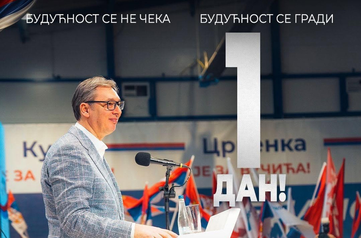 Još jedan dan do velikog skupa; Vučić pozvao: "Vidimo se ispred Skupštine u 18 časova"