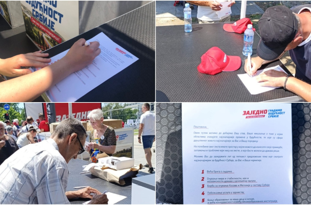 Počelo glasanje na veličanstvenom skupu u Beogradu: Građani žele da iskažu mišljenje o važnim temama FOTO