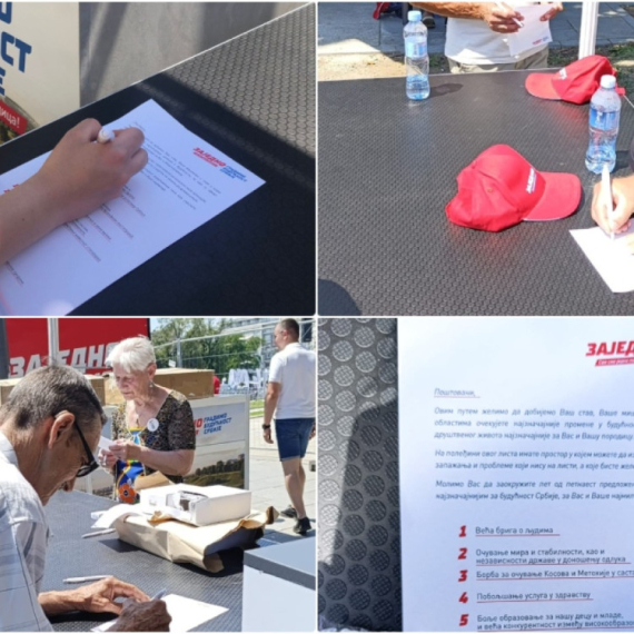 Počelo glasanje na veličanstvenom skupu u Beogradu: Građani žele da iskažu mišljenje o važnim temama FOTO