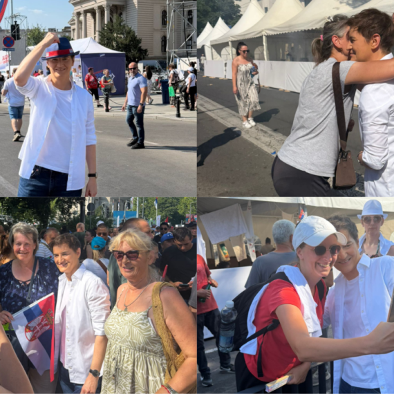 Brnabić na skupu "Srbija – jedna porodica": "Naš narod je najbolji narod na svetu" FOTO