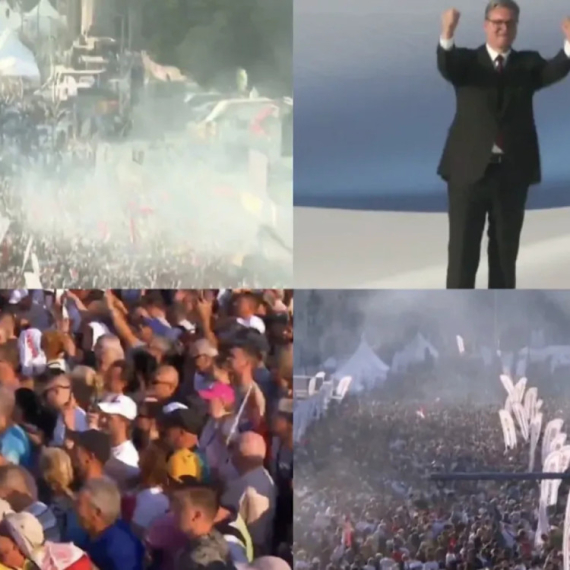 Obraća se Vučić na skupu "Srbija – jedna porodica": "Nikome nisam hteo da služim sem građanima Srbije"