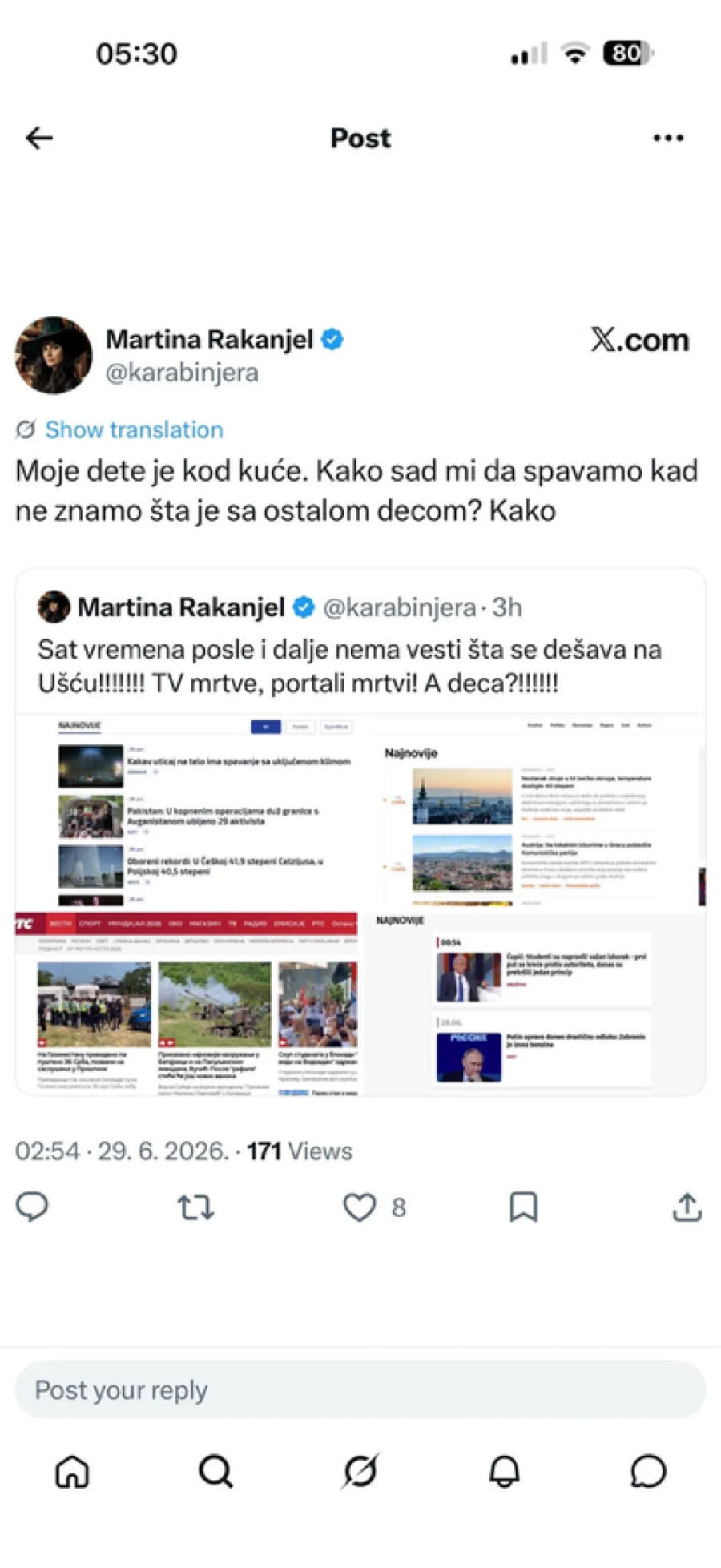 Blokaderi šire paniku; Prave novu aferu Valjevo 2, tvrdili da je neko izboden na muzičkom festivalu FOTO