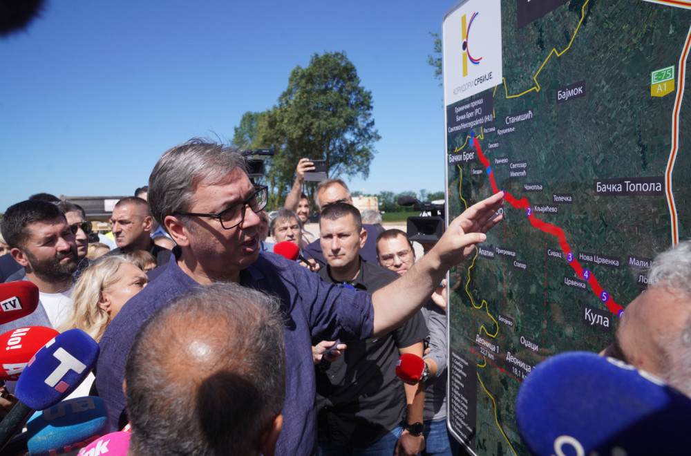 Vojvodina počinje da se osmehuje; Vučić obišao radove: Bački Breg-Kljaićevo do juna 2028. FOTO/VIDEO