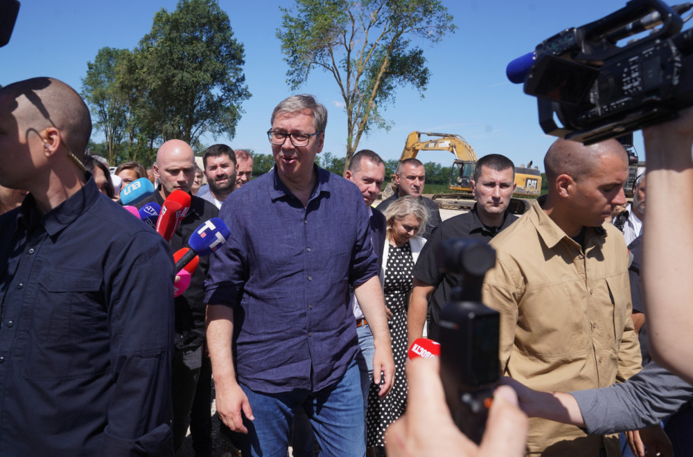 Vučić sutra obilazi radove na modernizaciji puta između Gornjih i Donjih Sinkovaca