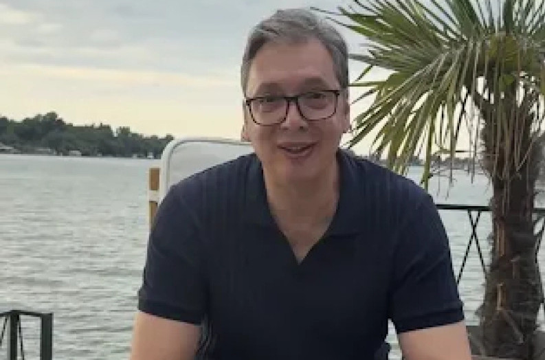 Vučić na Savi: "Došao sam na čuveno srpsko more"; "Sa Sinišom sam obišao EXPO, radimo vredno" VIDEO