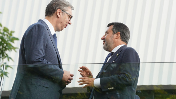Vučić ugostio italijanskog ministra Salvinija; "Za bolji život građana Srbije i Italije" FOTO