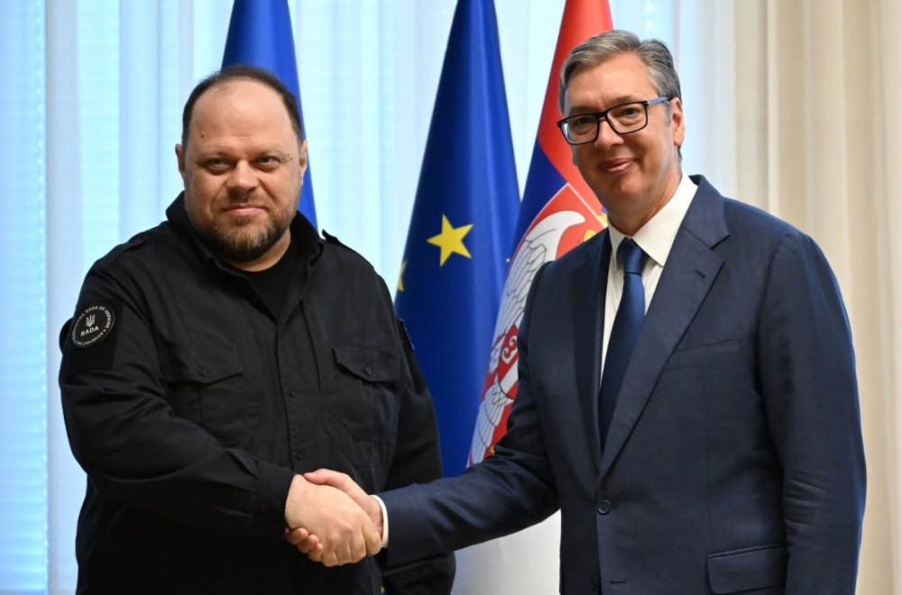 Vučić se sastao sa predsednikom Vrhovne rade Ukrajine Ruslanom Stefančukom