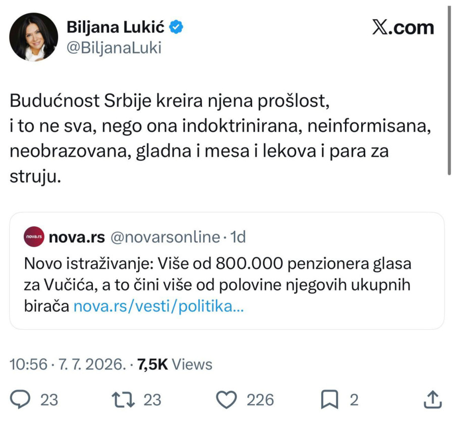 Stiglo istraživanje da su penzioneri uz Vučića, blokaderi odmah udarili; Strašne uvrede na račun baka i deka