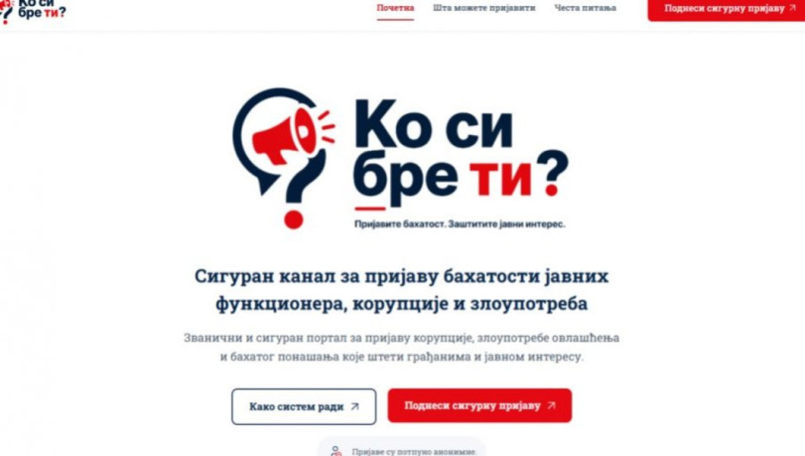 Korak po korak: Evo kako da anonimno prijavite bahate funkcionere; Vučić: Pogledaću svaku prijavu FOTO