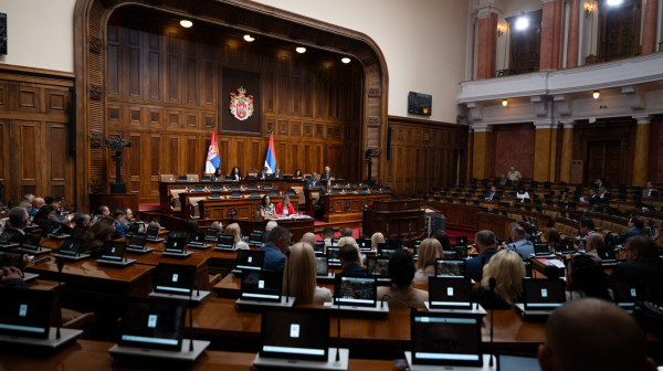U toku glasanje o tačkama dnevnog reda vanrednog zasedanja; Usvojen Zakon o oružju i municiji u načelu