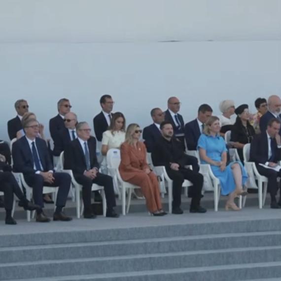 Hrvatski mediji: Vučić sedeo u prvom redu na vojnoj paradi u Parizu, a Plenković u drugom VIDEO